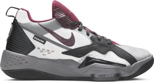 Кроссовки Paris Saint-Germain x Jordan Zoom 92 Bordeaux, серый