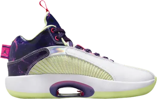 Кроссовки Luka Doncic x Air Jordan 35 Low GS Cosmic Deception, белый