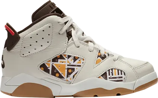 Кроссовки Air Jordan 6 Retro PS Quai 54 - Sail Gum, кремовый