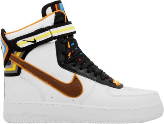 Лимитированные кроссовки Nike Riccardo Tisci x Air Force 1 Hi Sp 'White Baroque Brown', белый