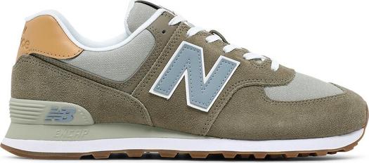 Кроссовки New Balance 574, хаки/серый