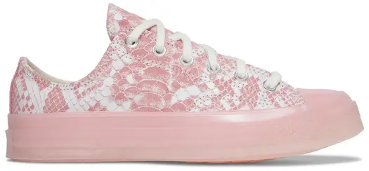 Кроссовки Converse Golf Wang x Chuck 70 Low Pink Python, розовый