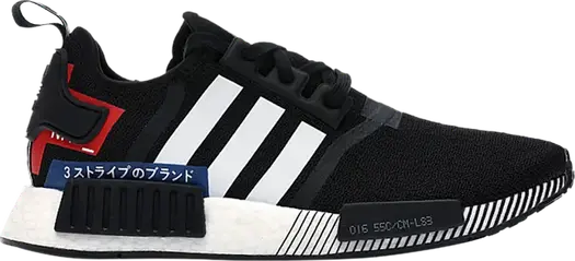 Кроссовки Adidas NMD_R1 'Japan Pack - Black White', черный