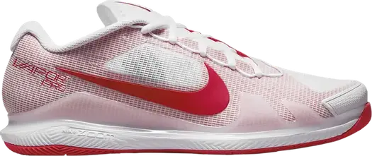 Кроссовки Nike NikeCourt Air Zoom Vapor Pro 'White University Red', розовый