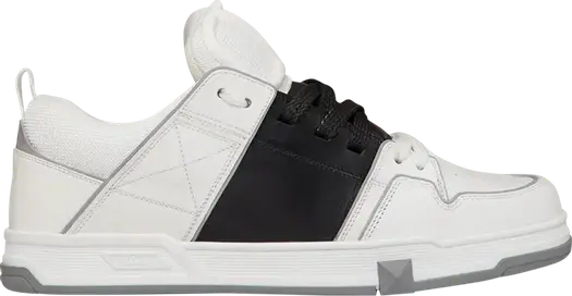 Кроссовки Valentino Open Skate Sneaker White Black, белый
