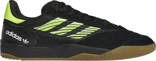 Кроссовки Adidas Copa Nationale 'Black Signal Green', черный