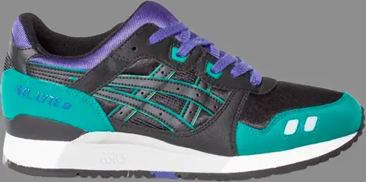 Кроссовки gel lyte 3 'black emerald' Asics, черный