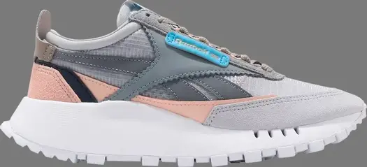 Кроссовки wmns classic leather legacy 'cold grey' Reebok, серый