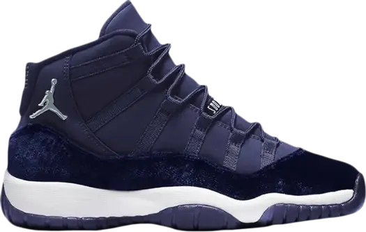 Кроссовки Air Jordan 11 Retro PS Midnight Navy Velvet, синий