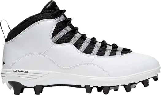 Кроссовки Air Jordan 10 TD Mid Steel Grey, белый