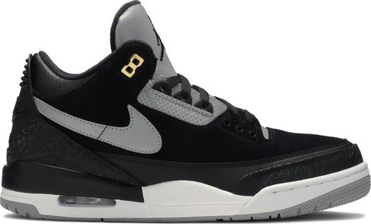 Кроссовки Air Jordan 3 Retro Tinker SP Black Cement, черный