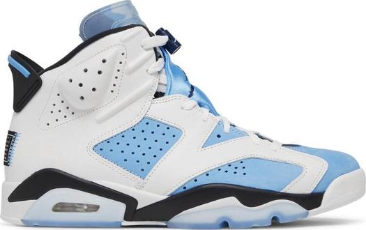 Кроссовки Air Jordan 6 Retro UNC Home, синий