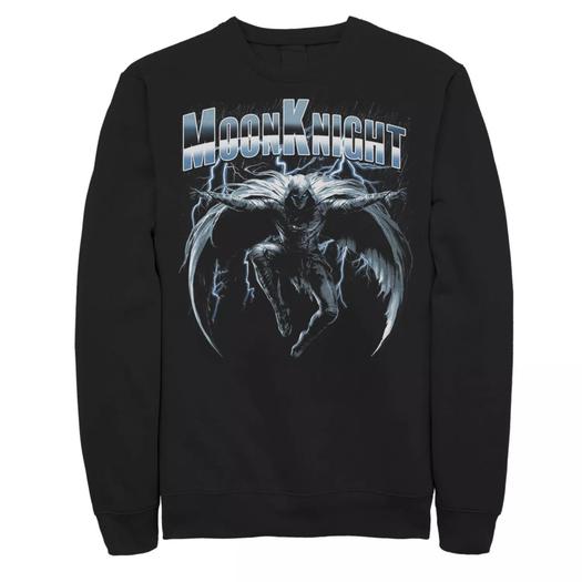 Мужская толстовка Marvel Moon Knight Leaping Knight Dark Rain Licensed Character