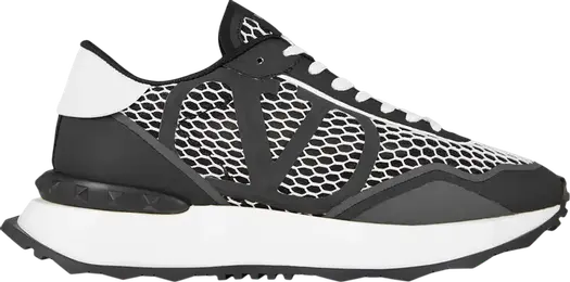 Кроссовки Valentino Netrunner Black White, черный