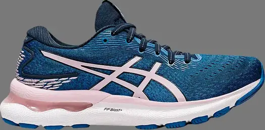 Кроссовки wmns gel nimbus 24 wide 'french blue barely rose' Asics, синий