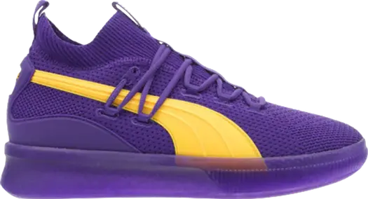 Кроссовки Puma Clyde Court City Pack - Los Angeles, фиолетовый