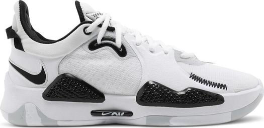 Кроссовки Nike PG 5 TB 'White Black', белый