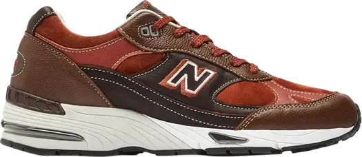 Кроссовки New Balance 991 Made in England 'Gentleman's Pack', коричневый