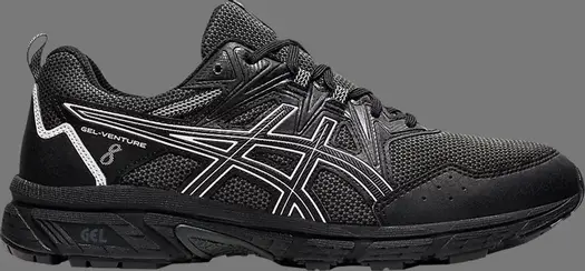 Кроссовки gel venture 8 'black white' Asics, черный