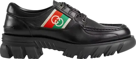 Кроссовки Gucci GG Romance Lace-Up Black, черные