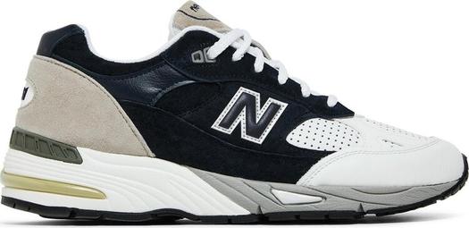 Кроссовки New Balance Sneakersnstuff x 991 Made in England 'Perforated Pack - Navy White', синий
