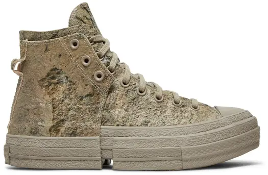 Кроссовки Converse Feng Chen Wang x Chuck 70 High 2-in-1 - Concrete Grey, серый