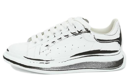 Кроссовки Alexander McQueen Oversized White Black Print