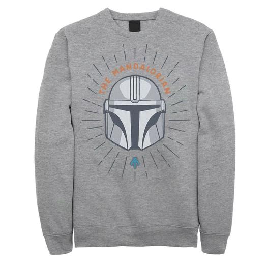 Мужской свитшот с мультяшным шлемом «Мандалорский шлем» Star Wars