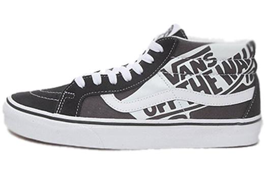 Кроссовки Vans SK8-Mid Reissue Logo 'Black White'