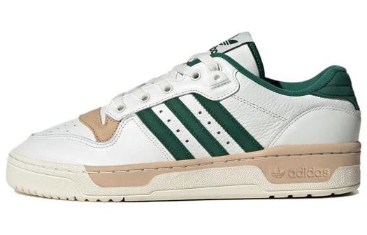 Кроссовки Adidas Originals Rivalry Skateboarding Unisex, белый/зеленый