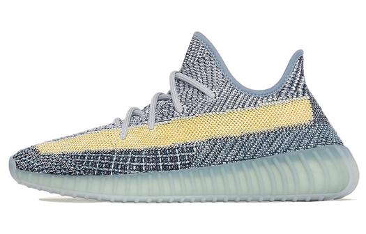 Кроссовки Adidas Originals Yeezy Boost 350 V2 Lifestyle Unisex, серый/желтый