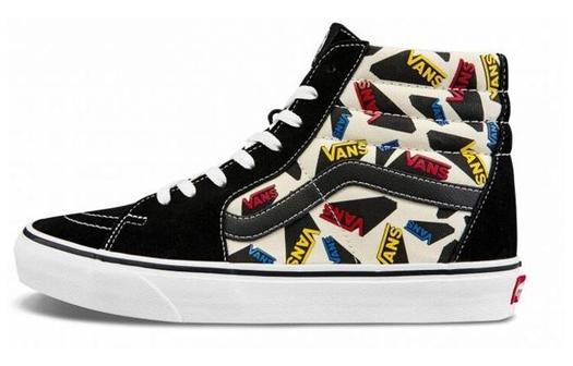 Кроссовки Vans SK8-HI POP LOGO Black Women's