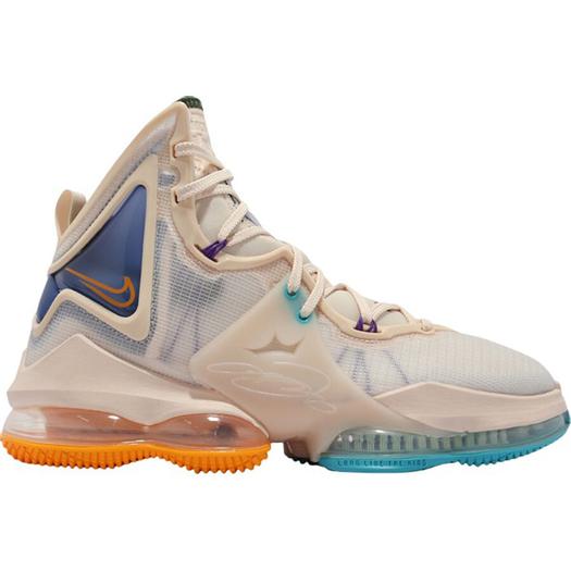 Кроссовки Nike LeBron 19 EP, белый/бежевый/мультиколор
