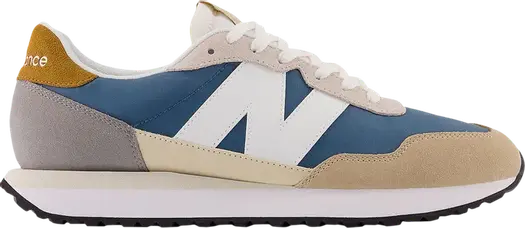 Кроссовки New Balance 237 'Beige Dark Moonstone Incense', серый