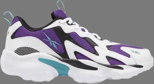 Кроссовки dmx series 1000 'white purple' Reebok, фиолетовый