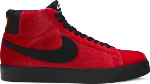 Кроссовки Nike Kevin Bradley x Zoom Blazer Mid ISO SB 'Hell', красный
