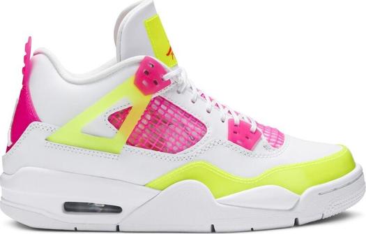 Кроссовки Air Jordan 4 Retro GS Lemon Venom, желтый