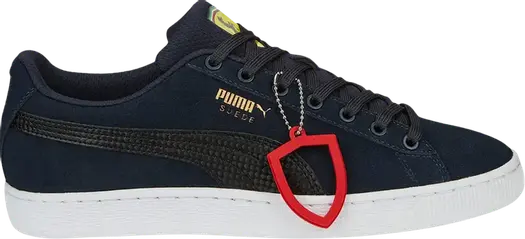 Кроссовки Puma Scuderia Ferrari x Suede Shield - Parisian Night, синий