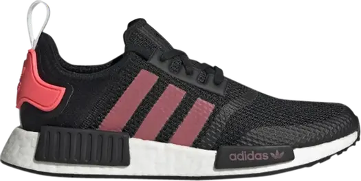 Кроссовки Adidas NMD_R1 'Black Signal Pink', черный