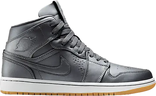 Кроссовки Air Jordan 1 Mid Nouveau Cool Grey, серый