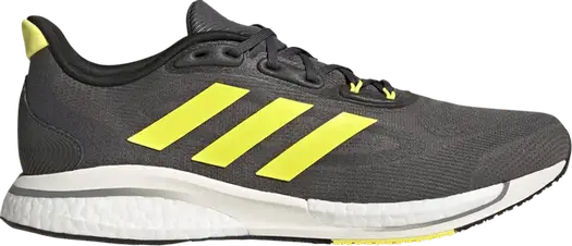 Кроссовки Adidas Supernova+ 'Grey Beam Yellow', серый