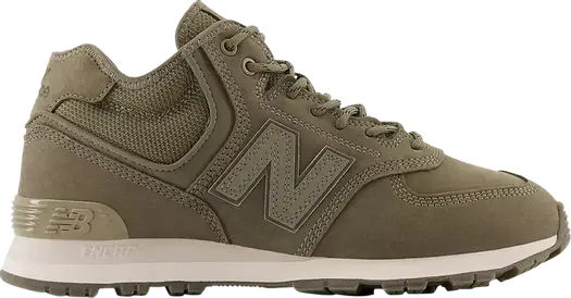 Кроссовки New Balance 574 High 'Olive', зеленый