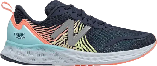 Кроссовки New Balance Wmns Fresh Foam Tempo Wide 'Indigo Pink Lemon', синий