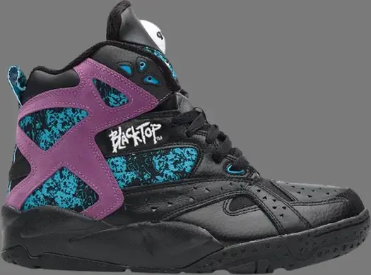 Кроссовки blacktop battleground 'black extreme purple' Reebok, черный