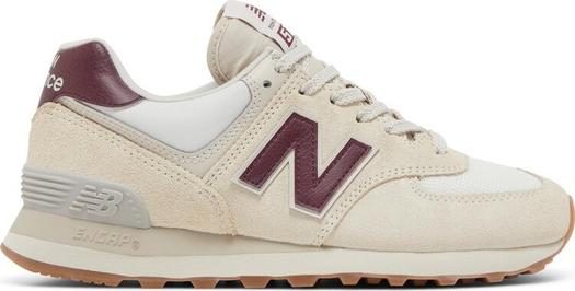 Кроссовки New Balance Wmns 574v2 'Moonbeam Burgundy', кремовый
