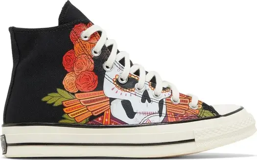 Кроссовки Converse Chuck 70 High Dia de los Muertos - Black, черный