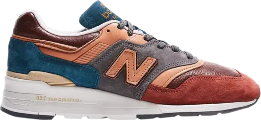Кроссовки New Balance Todd Snyder x 997 'Hudson Train Station', многоцветный