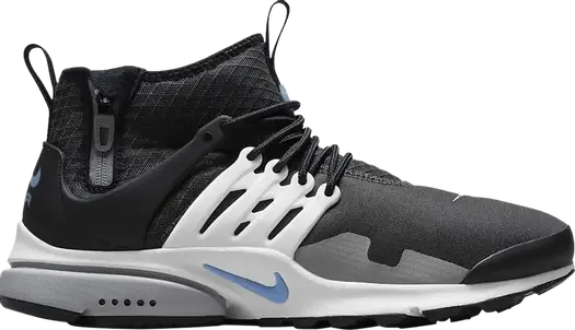 Кроссовки Nike Air Presto Mid Utility 'Anthracite University Blue', черный