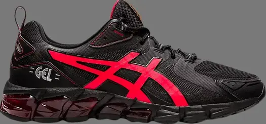 Кроссовки gel quantum 180 'black electric red' Asics, черный