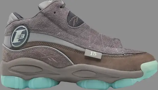 Кроссовки unik x answer dmx 'grey sand' Reebok, серый